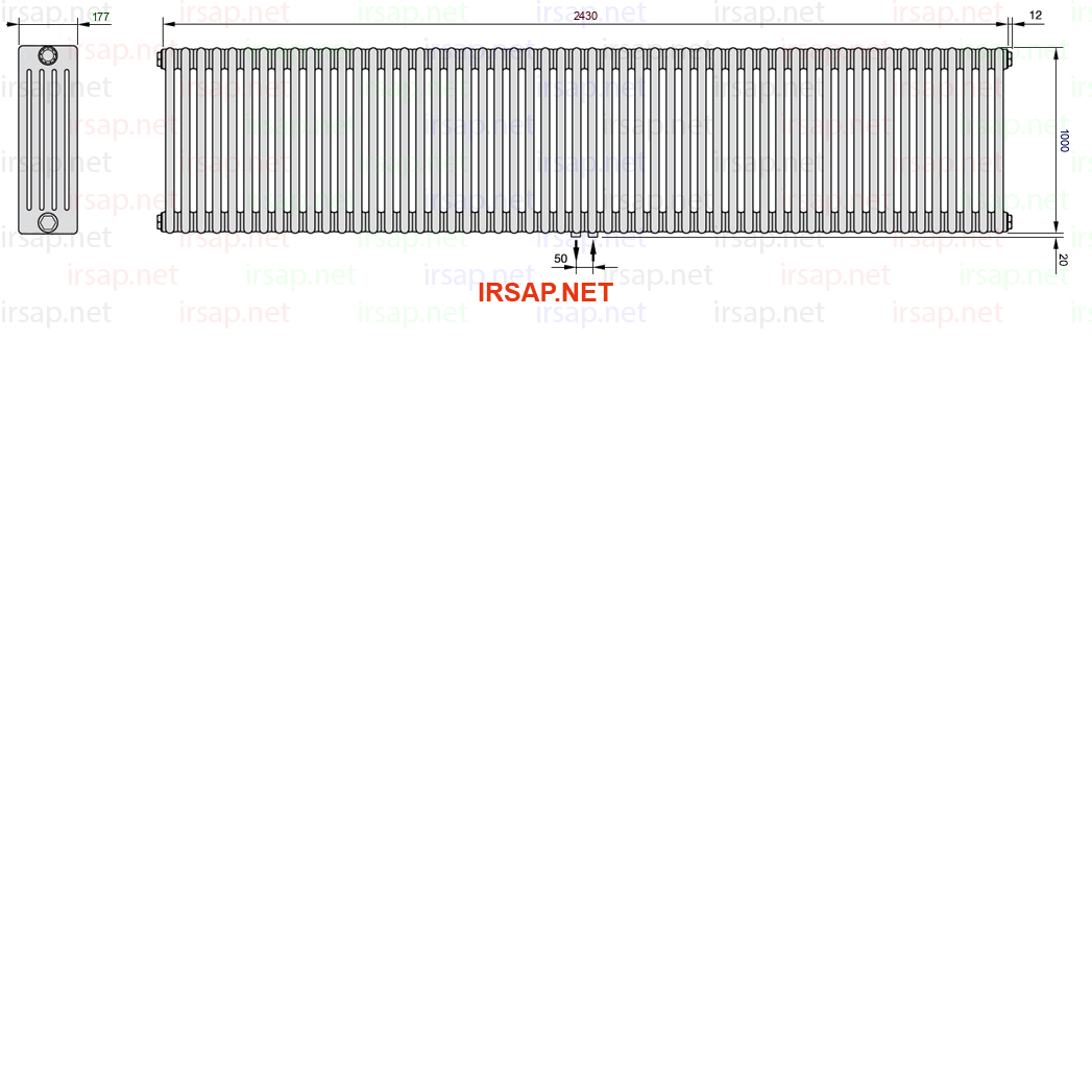 Радиатор IRSAP Tesi 51000/54 T50 CL 01